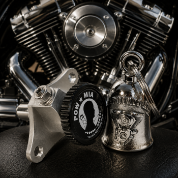 Twin Cam 2006–2017 – Pow Mia – Silver