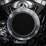 EFI (alt) 1995–2023 (Sportster + Magneti Marelli) – Klassisches Runddesign – Schwarz